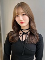 エアー 青山(AIR)&nbsp;透明感カラーアッシュグレージュレイヤーカット髪質改善