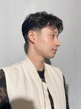 ラッド(Rad) ニュアンスパーマ/ショートセンターパート/ナチュラルパーマ