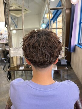 ヘアリゾート エーアイ 浅草ROX店(hair resort Ai) フェード波巻きスパイラルパーマ[浅草]