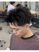 ブラック 渋谷(BLUCK)&nbsp;スパイキーピンパーマ