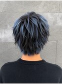 【Geek春日井】スパイキーショートブルブラック