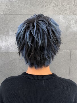 ギーク(Geek) 【Geek春日井】スパイキーショートブルブラック