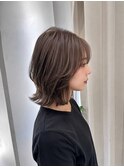 レイヤーボブ/韓国風/外国人風/ブリーチ/ミルクティー