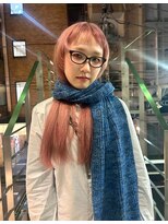 クラン エン バイ ヘッドライト 二子玉川店(clan en. by HEADLIGHT) ピンクカラー/ブリーチ+ハイトーン/二子玉川