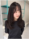 ハッシュカット/グレージュ/デザインカラー/袋町/本通