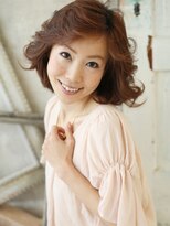 リノヘア プラス 関内店(RINO hair＋)&nbsp;ＲＩＮＯ関内店　ふわりグラカラーｘ大人カールスタイル