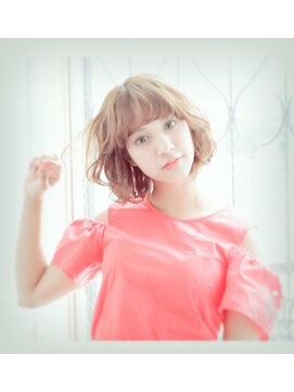 ヘアアンドメイク エジェリ(hair&make egerie) ラフでかわいい♪小顔ショートボブ3 インナーカラー 恵比寿