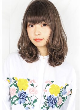 ヘアサロンガリカアオヤマ(hair salon Gallica aoyama) ☆『 グレージュカラー ＆ 毛束感 』ワンサイド☆セミウェット