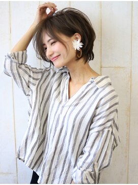 サンド 銀座(sand) 大人かわいいワンカールとろみモードショートヘア