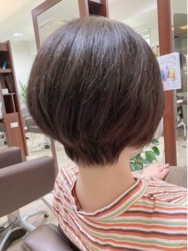 リンク(Link) 大人かわいい前下がりミニボブ【お手入れ簡単スタイル】