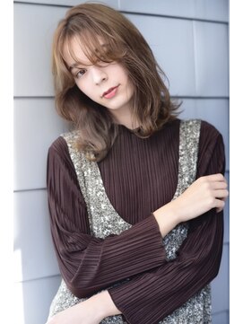 ロロ(ro-ro) 【恵比寿ro-ro】セミウェットウェーブ×オリーブカラー