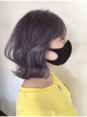 タッセルボブ/ミルクティーアッシュカラー