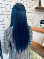 オーブ ヘアー リリー 博多2号店(AUBE HAIR lily) ディープブルー