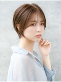 前髪あり大人ショートボブ20代30代40代【AIN.表参道】川原大地