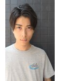 【夏イケメン】ツーブロックセンターパート