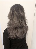 アッシュグレージュ×バレイヤージュ