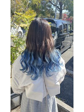 テクライズ 豊橋店(TECHRISE) 水色グラデーションカラー