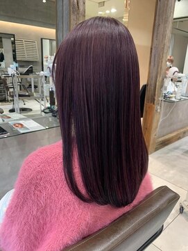 トルネード(TORNADO) ストレート ケラチントリートメント ダークブラウンピンクA611