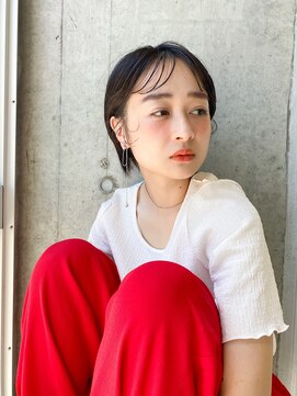 バロンフェム(baLon.fem) 【baLon.fem 志岐英恵】 後れ毛がかわいいショートスタイル◎◎