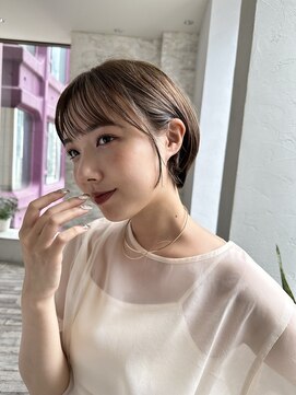 ジョエミバイアンアミ(joemi by Un ami) 【joemi】斜めバング耳かけショートボブ(小倉太郎