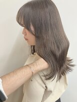 似合わせ/白髪ぼかし/インナーカラーに特化した髪質改善サロン 元住吉 武蔵小杉&nbsp;アッシュベージュオリーブグレージュピンク/元住吉美容室