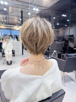 ファンナギンザ(FaNNa ginza) マッシュショート/前髪/シースルーバング/シフォンベージュ/小顔
