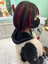 ネオリーブアピ 池袋店(Neolive api)&nbsp;【個性派デザインカラー】池袋 髪質改善 卒業式