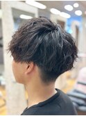 マッシュニュアンスパーマ
