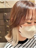 インナーホワイトミルクティー/ホワイトベージュ