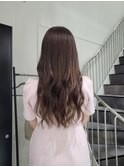 ロング×ブラウンカラー