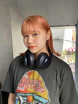 ハイトーンカラー　オレンジカラー　キツネカラー　ブリーチ