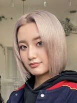 カムジーヘッドカミノウラ(COMEGHEAD KAMINOURA)&nbsp;ダブルカラーミルクティーベージュカラーケアブリーチ韓国ボブ