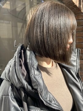 ラレイ ハラジュク(Lalei harajuku) 原宿/オリーブベージュ/ブリーチなしダブルカラー/10代/20代30代