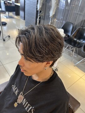 フォルテ 草薙店 ニュアンスパーマ ハイライトカラー