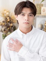 カバーヘア ブリス 志木南口駅前店(COVER HAIR bliss)&nbsp;ツーブロック前髪パーマテーパーフェードa志木20代30代40代