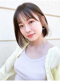インナーカラー ボブ