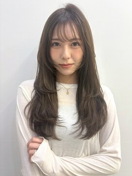 レイヤーカット*フェイスレイヤー*顔周り*髪質改善*白髪染め