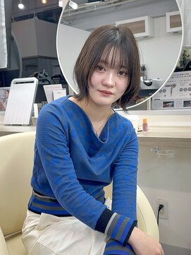 ティエル 町田店(tiel) レイヤーボブウルフ《くびれボブ》　Kazuki