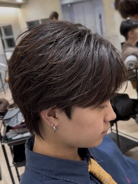 曲がる縮毛矯正専門店 バイ レイズ 名駅(曲がる縮毛矯正専門店 by RAYS) アイロンで作るニュアンスフェザーセンターパート h