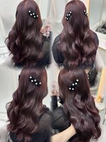 リズ(Lizz)&nbsp;Wカラーで叶う！高発色！ワインレッド♪