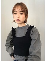 トリッカ シブヤ(TRICCA SHIBUYA)&nbsp;切りっぱなしボブ/ミニボブ/透明感カラー/艶カラー