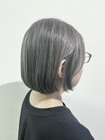 シエル 阿佐ヶ谷(le:Ciel)&nbsp;白髪を生かしたグレーハイライトカラー×ボブ