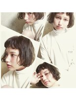 ロジェ(loje) *LOJE* ノースタイリングでOK!自然にキマるショートボブ。