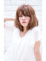 ブラッソヘア(brasso HAIR) ミディアム×ハイライト