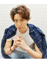 アンククロス 表参道(ANKH CROSS)&nbsp;無造作パーマスタイル【ANKH CROSS 表参道】