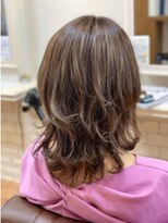 ナオシ トレス 富雄店(nao*c tres)&nbsp;【奈良/富雄nao*c】お客様スタイルミディアムハイライトカラー