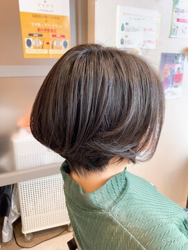 アンジェヘア(Ange-hair) 前下がりミニボブ