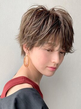 ラフ バイ マグ 南松本(R.A.F. by Mag) 30代40代★大人かわいい☆無造作カール×ヘルシーショート