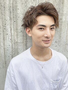 サミット ウル(SUMMIT ulu.) 【takuma】アッシュグレージュ無造作パーマアップバング