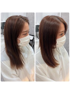 アイディール 心斎橋店(:ideal) 20代30代☆毛先カットでまとまるロングの為のミニレイヤーカット